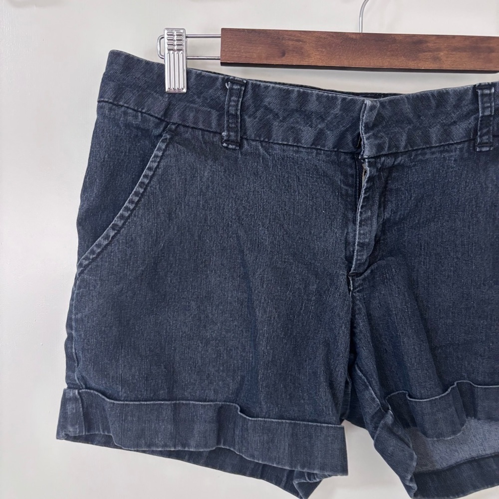 3/$15 A.N.A charcoal black soft denim shorts size 10 - Picture 7 of 8